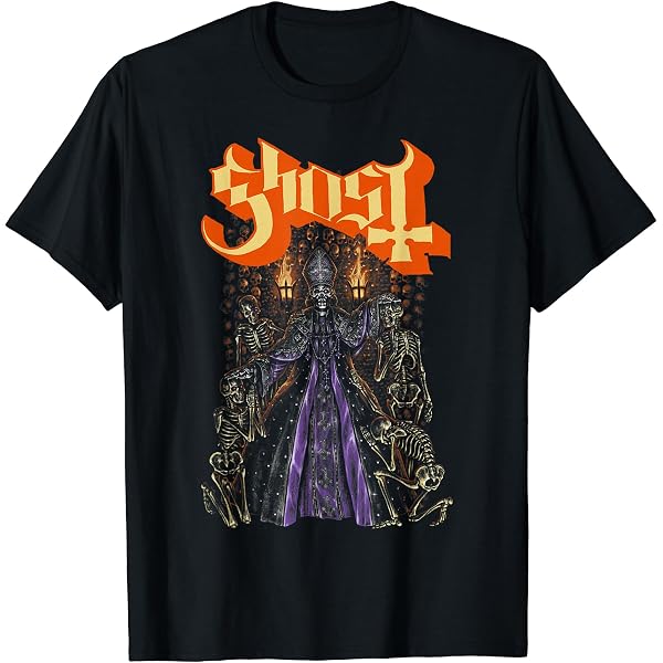 Amazon | Ghost Skeleta Cover Tシャツ | Tシャツ・カットソー 通販
